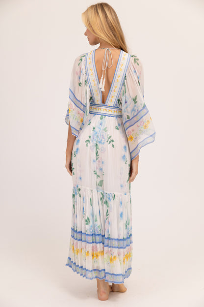 Angel Maxi Dress - Blue Posey Wallpaper