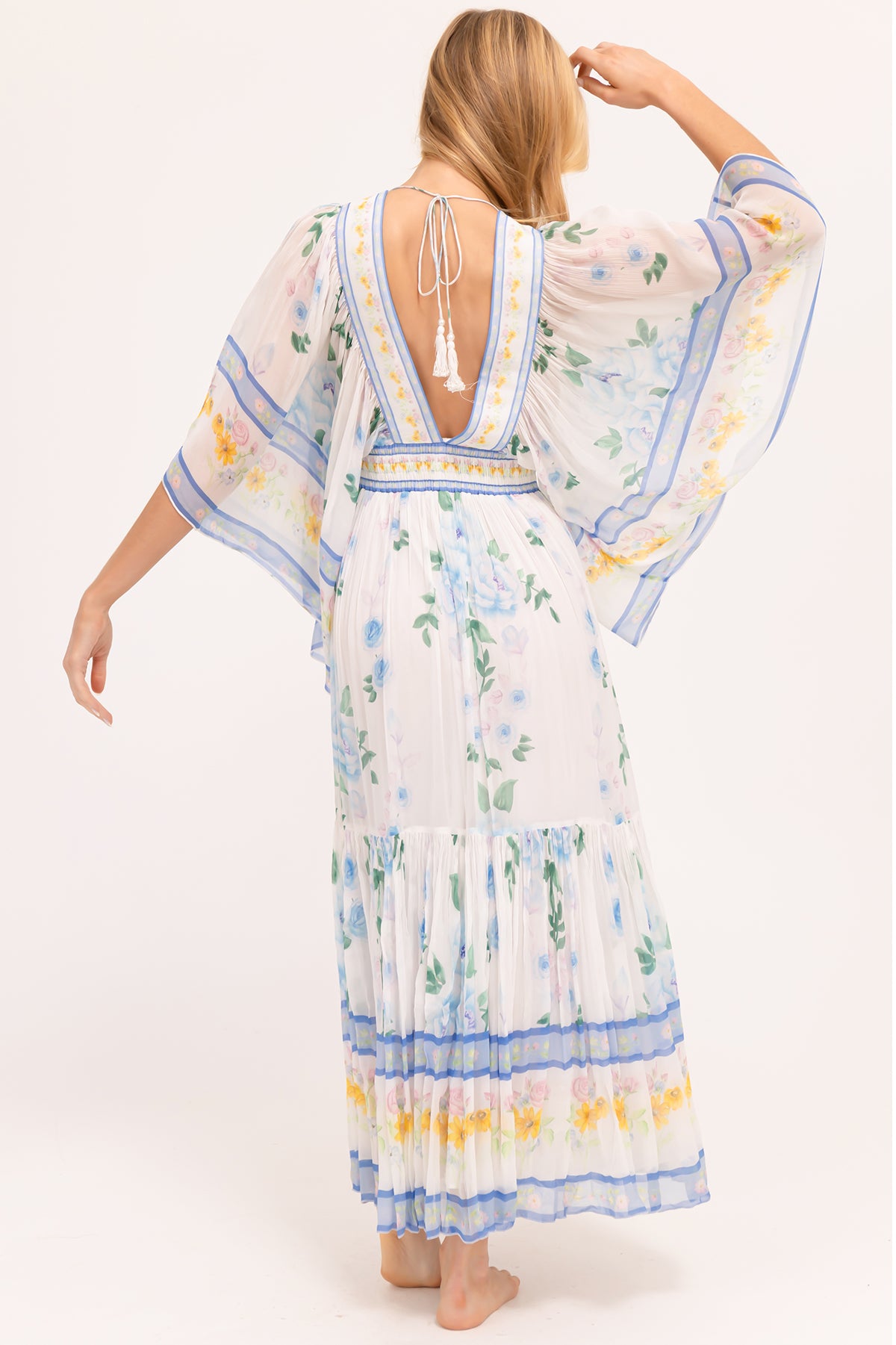 Angel Maxi Dress - Blue Posey Wallpaper