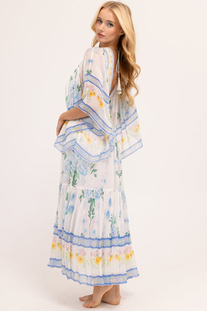 Angel Maxi Dress - Blue Posey Wallpaper